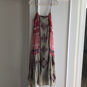 Zara gauze dress with tassel detail 🌾